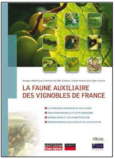 La faune auxiliaire des vignobles de France